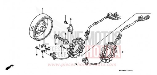 GENERATRICE XR400RY de 2000